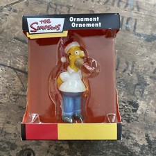 NEW 2005 The Simpsons Homer Ornament Christmas American Greetings Candy Cane NOS
