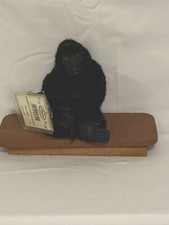 Vintage Disney Bean Bag Plush Mighty Joe Young 8 Inches Black Gorilla Beanie NWT