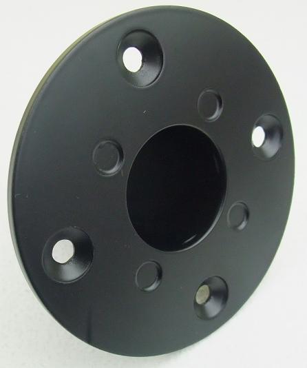 Boxenflansch Stahl Schwarz - PA Boxen Flansch Einbauflansch