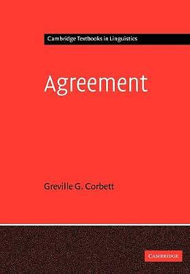 Agreement Corbett Paperback Cambridge University Press 9780521001700