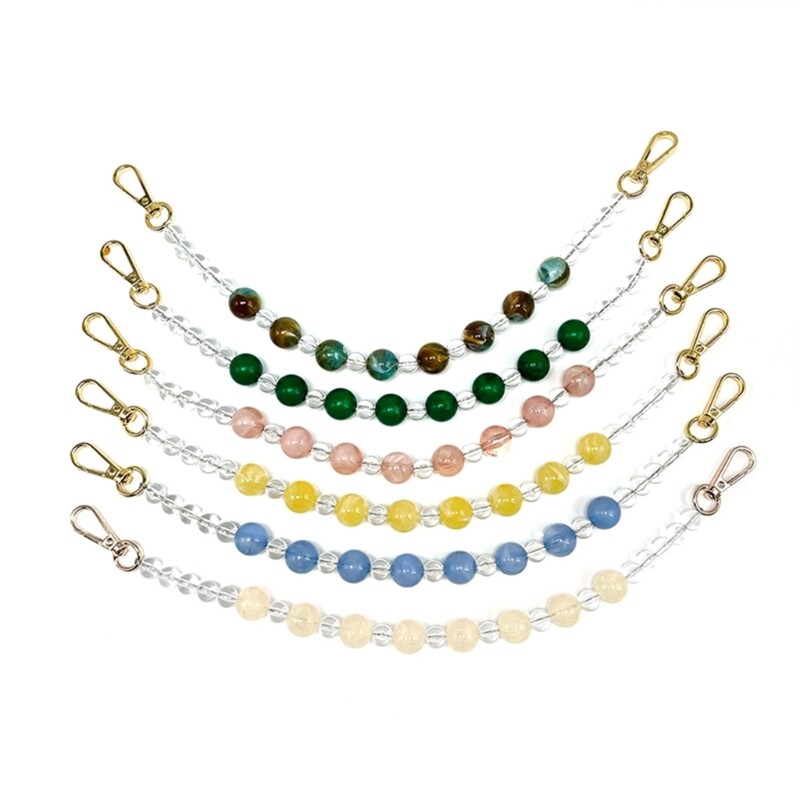 Belt Bag Chain Strap Replacement Round Bead Handbag Accessory