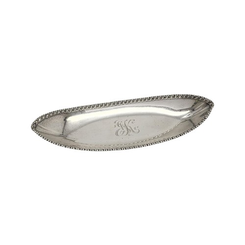 Shiebler Victoria Sterling Silver Dresser/Vanity/Pin Tray w/Mono #15712