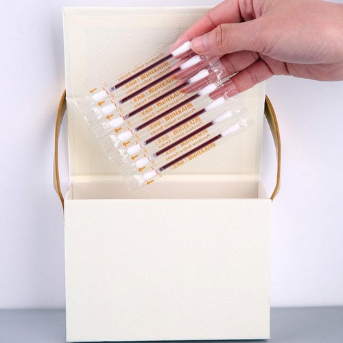 50X Disinfected Swab Disposable Medical Iodine Cotton Sticks First Aid Kit - Bild 5 von 11