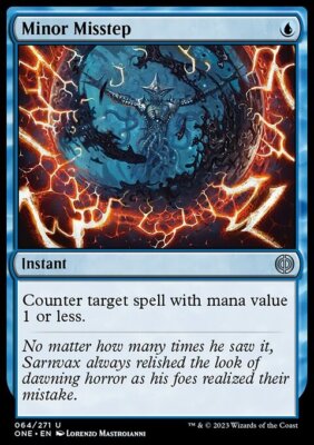 MTG Magic the Gathering Minor Misstep (64/493) Phyrexia All Will Be One NM