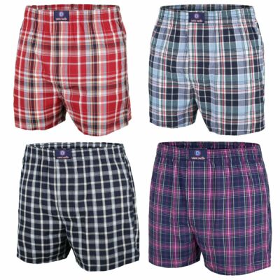 Luca David Webboxer, Boxershorts, kariert weich Baumwolle bequem luftig angenehm