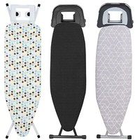 FOLDING IRONING BOARD LIGHTWEIGHT ADJUSTABLE HEIGHT WIDE IRON RACK NON SLIP FEET