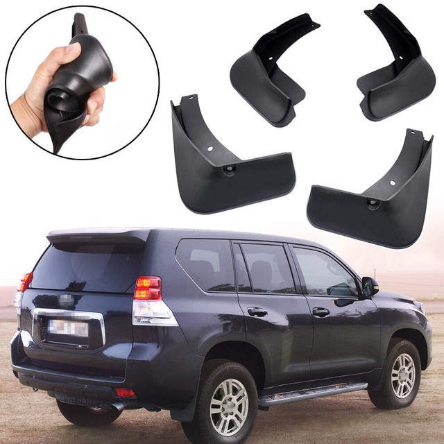 4Pcs Mud Flaps Splash Guards Mudguard Fender for Toyota Land Cruiser
