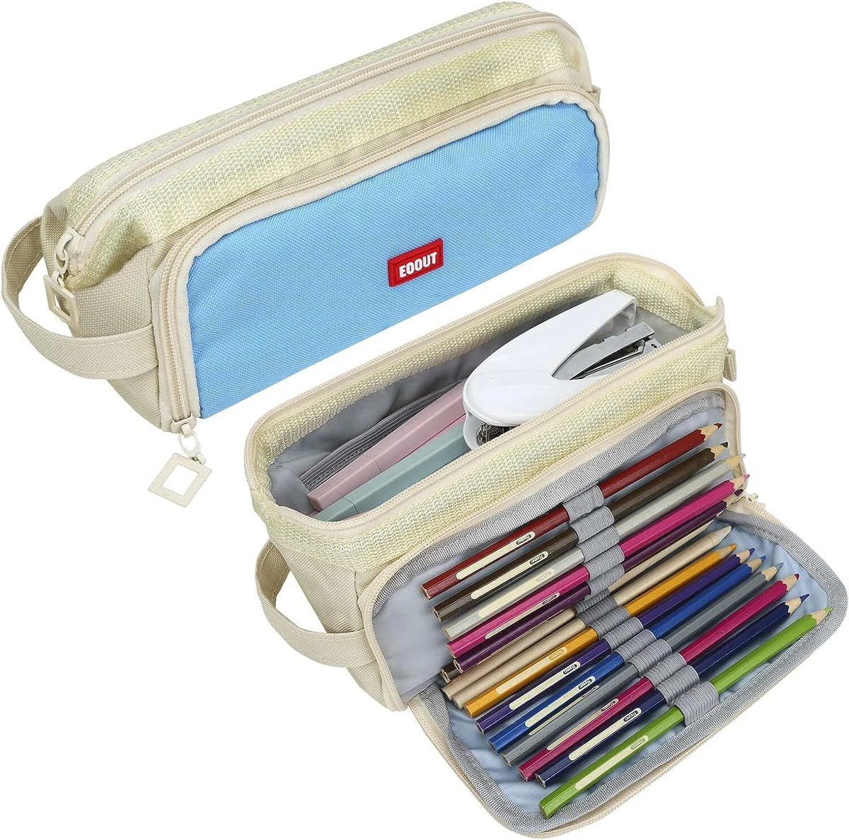 Large Capacity Pencil Case Pencil Pouch Box Big Organized Pencil