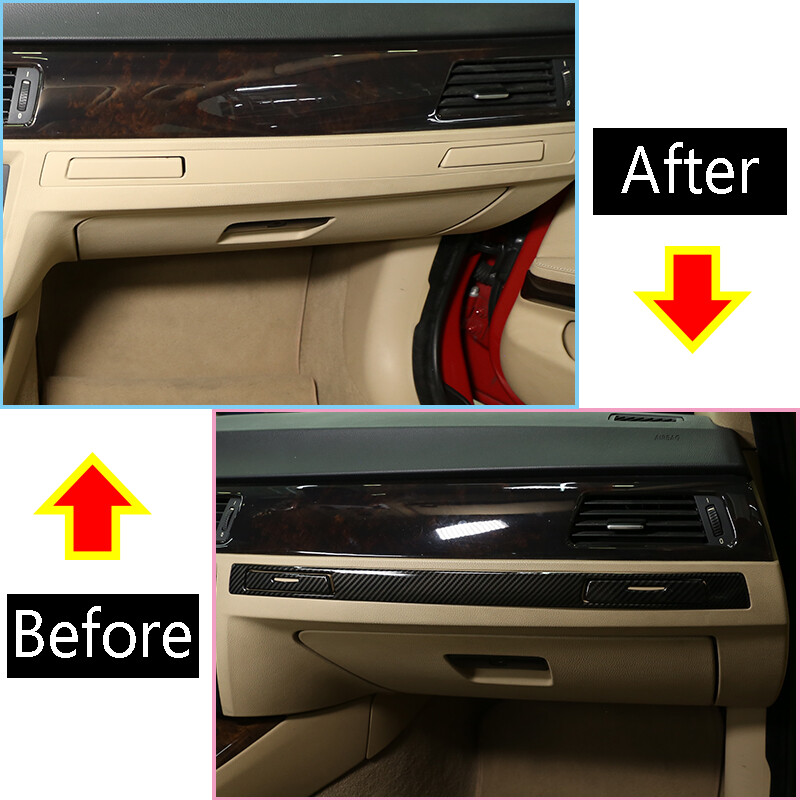 Adesivo Decorativo In ABS A Tessuto Carbonio Per Console Centrale BMW Serie 1 F20/F21 (2012-2018) E Serie 2 (2014-2019)