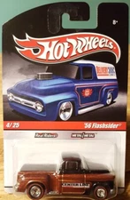 Hot Wheels Slick Rides Center Line '56 Flashsider Chevy Pickup 1:64 Real Riders 