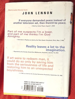 John Lennon: In His Own Words by Ken Lawrence (2005, Hardcover