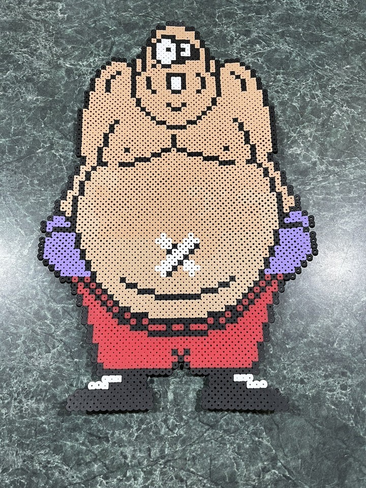 Mike Tyson's Punch-Out KING HIPPO Nintendo NES Perler Bead 8 Bit Pixel Art | eBay