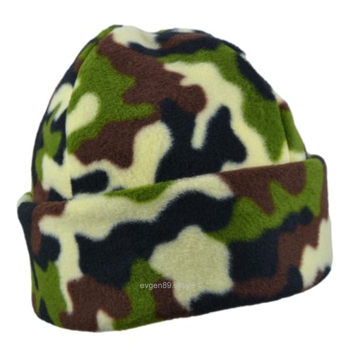 Russian Military Fleece Beanie Hat 