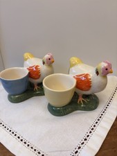 Cath Kidston X Quail Ceramics  Chicken Egg Cups New