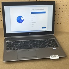 HP ZBook 15 G5 i7-8850H 16GB Ram 256GB Quadro P1000 - Good 74 Batt, No Webcam
