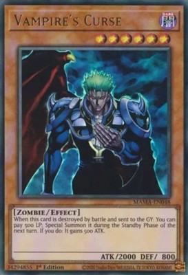 Vampire's Curse - MAMA-EN048 - Ultra Rare - 1st Edition - Near Mint