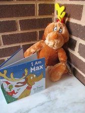 Kohl's Cares/Dr.Suess Max Dog 15" Plush & 5"x 7" Book "I am Max"
