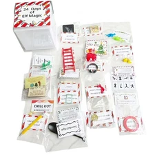 24 x Elf Christmas Props Accessories Activities Games Ideas Kit Bundle Toy Shelf