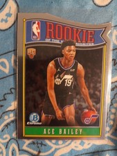 ace bailey bowman chrome 2025 Die Cut Rookie Card