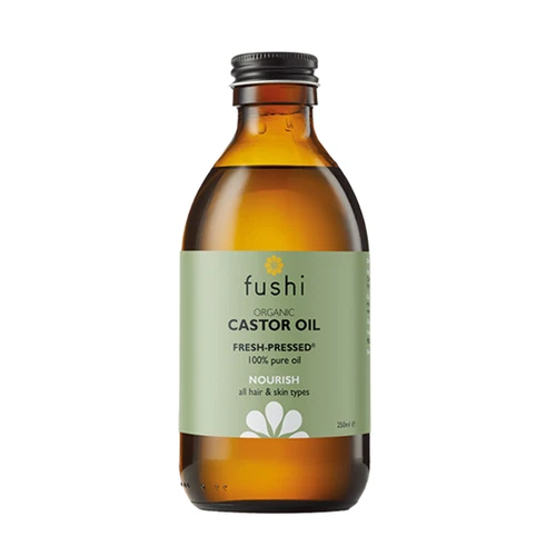 Fushi Organic Castor Oil 250ml Cold Pressed Hexane Free