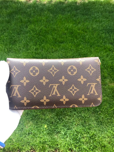 Louis Vuitton Monogram Zippy Zip Around Long Wallet Brown