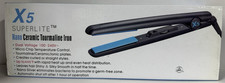 X5 superlite nano ceramic tourmaline iron dual voltage heats up to 446 F