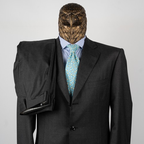 NWT $2750 Pal Zileri Ing. Loro Piana Super 150'S Suit Dark Gray 42US/52IT
