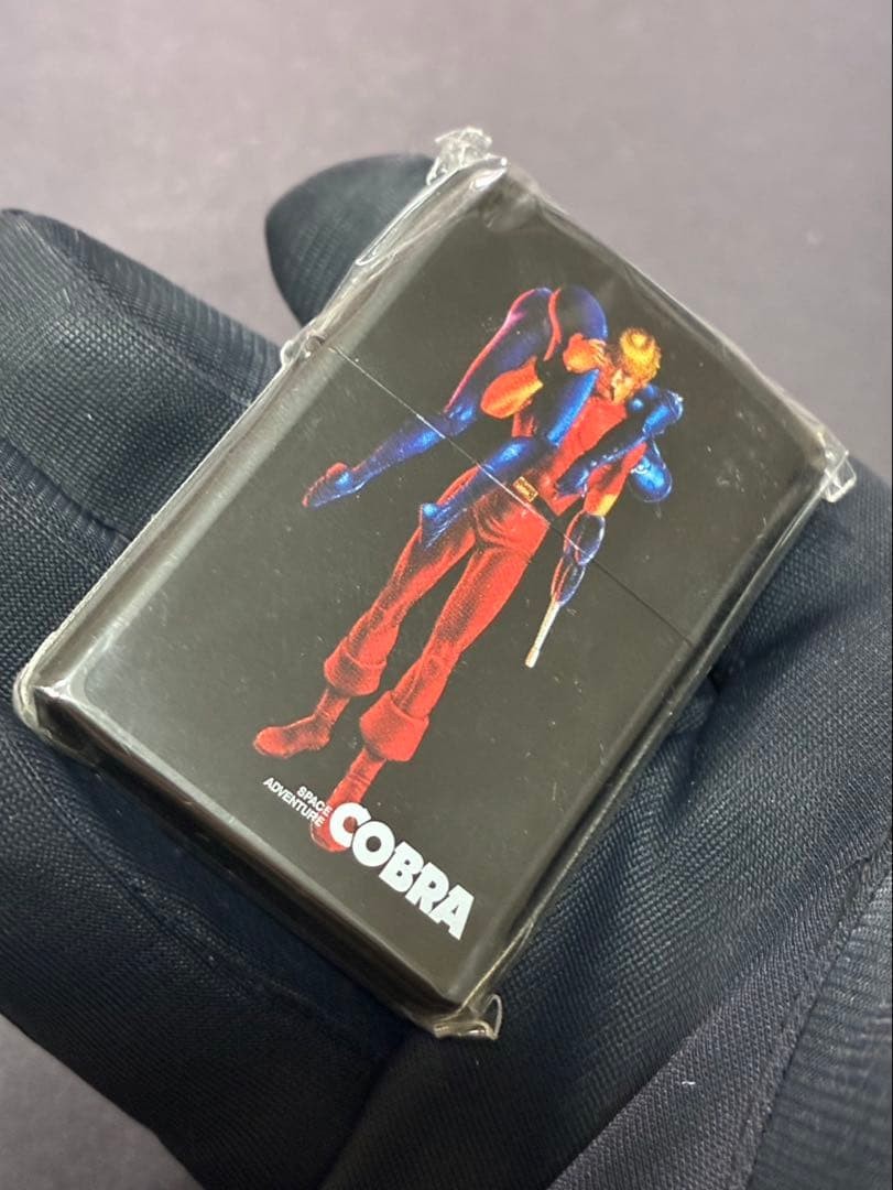 Zippo Space Adventure Cobra Black Double Sided Processing Lighter