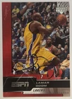 2005/06 UPPER DECK ESPN LAMAR ODOM SIGNED LOS ANGELES LAKERS CARD #39 "AS IS"