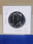 2025 P Kennedy Half Dollar Circulated (BU like finish)