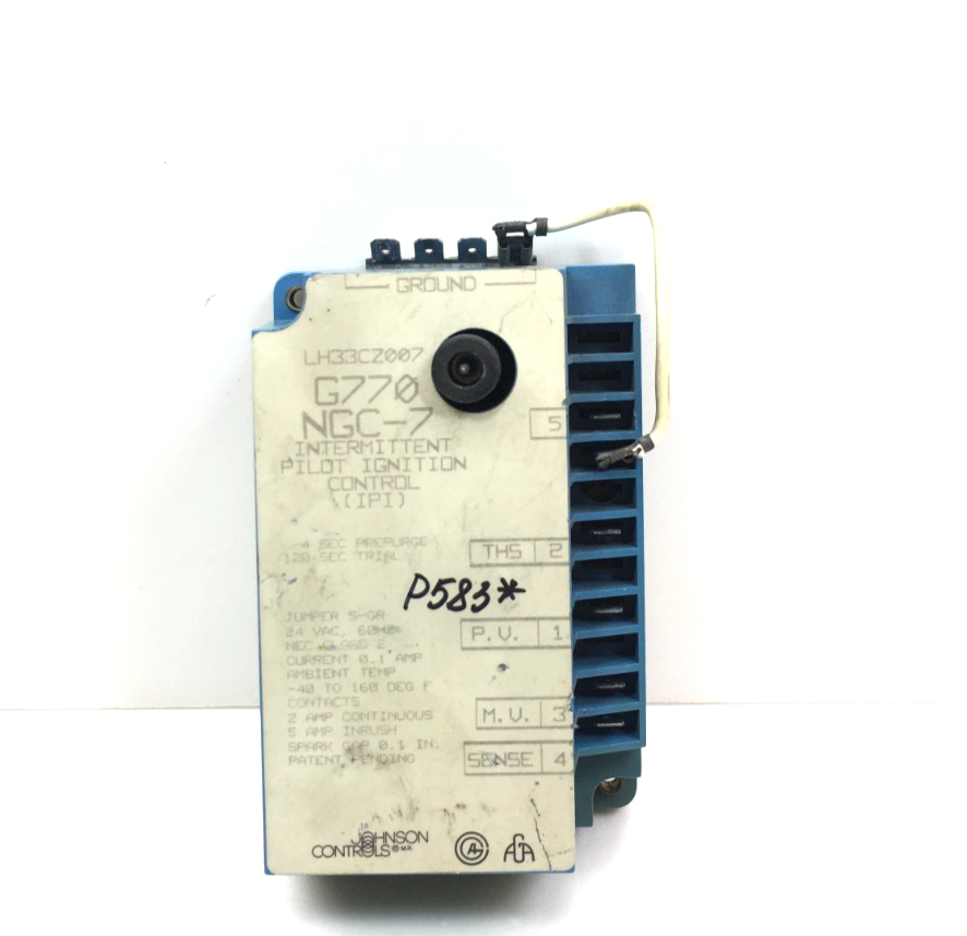 JOHNSON G770 NGC-7 Intermittent Pilot Ignition Control LH33CZ007