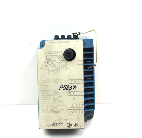 JOHNSON G770 NGC-7 Intermittent Pilot Ignition Control LH33CZ007 used P583*