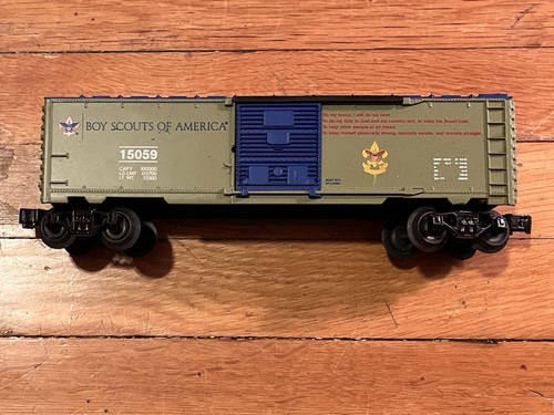 Lionel Boy Scouts of America Oath Box Car O Gauge verde 6-15059 | Condition: Used