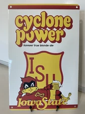 Iowa State Cyclones - Backpocket Brewing Sign - Cyclone Power True Blonde Ale