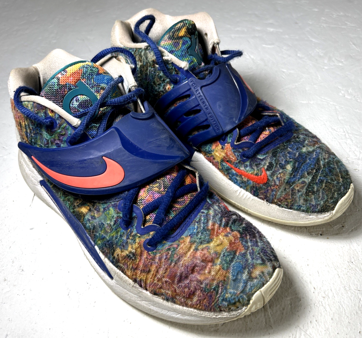 シューズ(男性用) KD14 30cm Nike KD 14 Shoes Mens Size 9 Multicolor EP Psychedelic Basketball