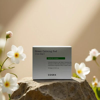Calm & Clarify | One Step Green Calming Pad by COSRX   4.73 fl oz