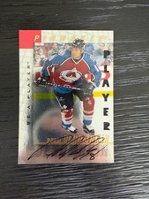 1998 Pinnacle Be a Player #52 Avalanche Adam Deadmarsh AUTO