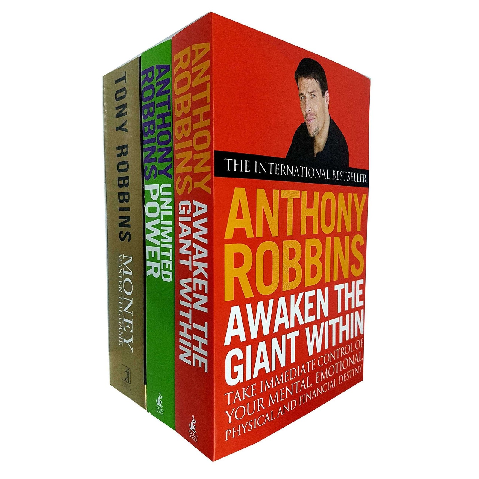 Tony Robbins 3-Book Collection Set | Awaken The Giant Within, Unl | Tony Robbins