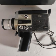 Canon Auto Zoom 518 SV Super 8 Movie Camera w/ Case - UNTESTED Parts Only