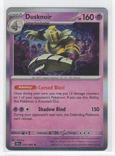 dusknoir pokemon card price return Dusknoir LV.X to your hand Dusknoir IR Shrouded Fable #070