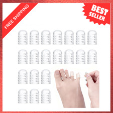 Silicone Toe Protectors Women Anti-Friction Cushions Little Toe Cover Set 20 Pcs