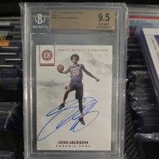 Josh Jackson Auto 20/25 – 2017-18 Panini Encased – BGS 9.5 Gem Mint