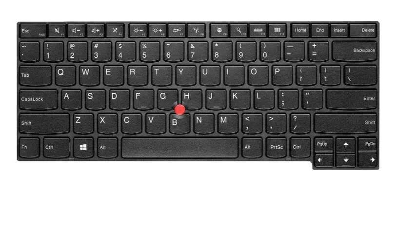 US Keyboard Assembly (Black, with trackpoint) for Lenovo Thinkpad T440 L460