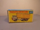 MATCHBOX LESNEY No 47C VINTAGE ORIGINAL BOX FOR DAF TIPPER CONTAINER TRUCK VG