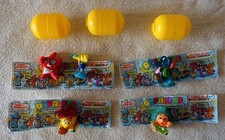 Ü-Ei Aqualand Sammlung mit 4 Figuren + BPZ 1...