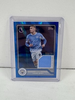 2026-27 Topps Flagship Premier EPL Erling Haaland /150 Player Worn Relic #BR-EH