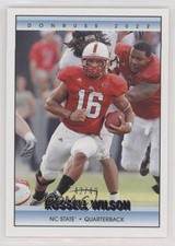 2022 Panini Chronicles Draft Picks Donruss Retro Purple 42/49 Russell Wilson w1s