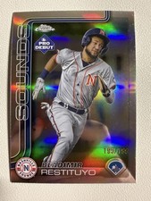 BLADIMIR RESTITUYO 2025 TOPPS CHROME PRO DEBUT REFRACTOR 195/199