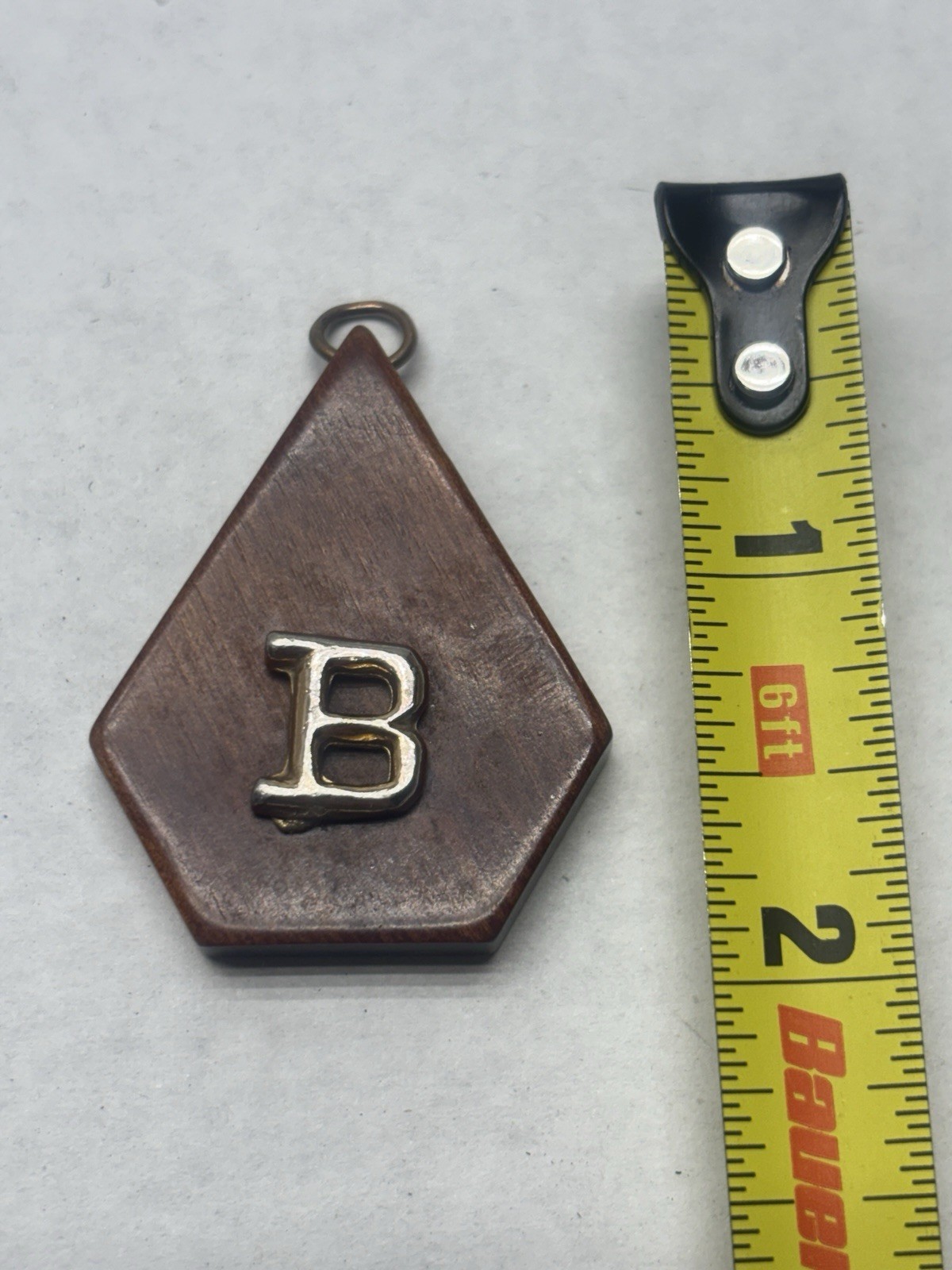 Initial B Monogram Necklace Charm - image 3