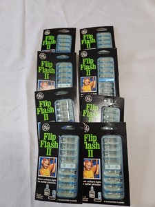 8 GE FlipFlash II New Old Stock 8 Flashes NEW